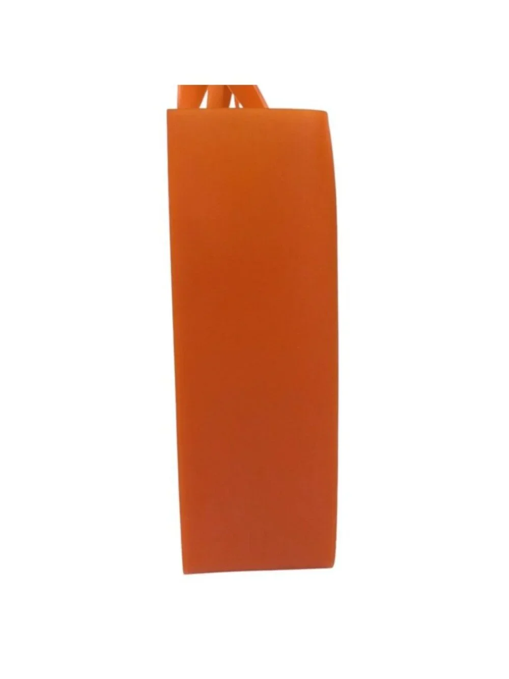 Chanel Tote Bag Logo Beach Rubber Orange